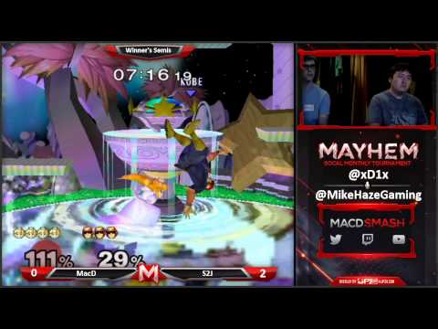 Mayhem July 2015 WS: MacD (Peach) vs S2J (Falcon)