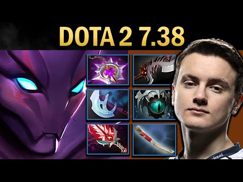 Spectre Gameplay Miracle with Skadi and Totem - Dota 2 7.38