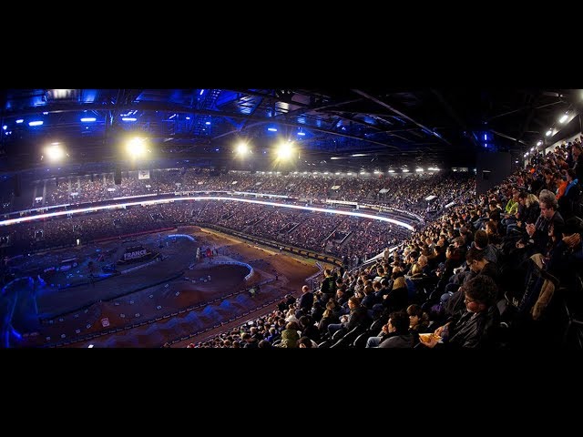Supercross comes to U Arena: Timelapse video