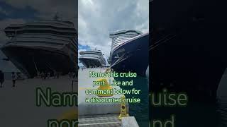 Correct answers will get a discount on your next cruise. #cruiseship #travel #carnivalcruise #shorts