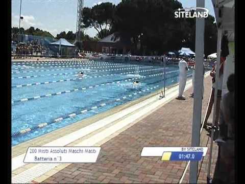 Serie 7 dei 200 Misti  Assoluti Maschi Master - 13 Memorial Andrea Bettiol