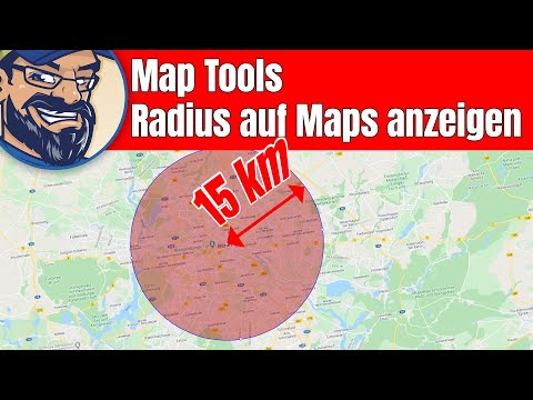 Map Tools Radius auf Maps anzeigen #Map_tools #radius_anzeigen