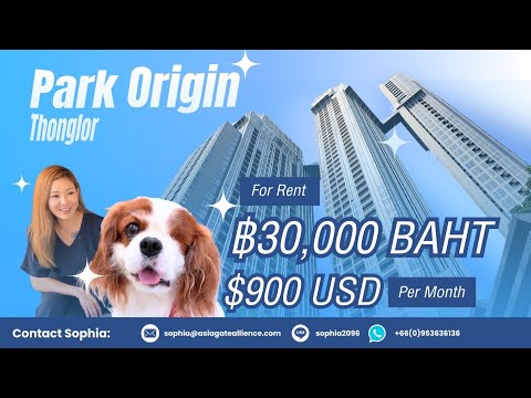 Park Origin Thonglor : พาร์ค ออริจิ้น ทองหล่อ, กรุงเทพ, ซอยทองหล่อ 10 ถนนสุขุมวิท, คลองตันเหนือ, วัฒนา, กรุงเทพ, 32 ตร.ม., คอนโด ให้เช่า, โดย Sophia Leung, 11625272 - DDproperty.com
