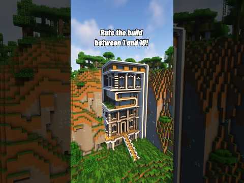 Mind-Blowing Modern Cliff Build in Minecraft!