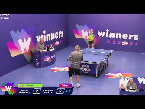 WINners CUP table 2  19.01 Zaitsev Aleksandr P - Kolomiets Vladimir  13:00