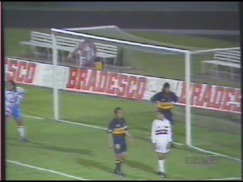 SÃO PAULO 1x0 BOCA JUNIORS (início) + Gols de INDEPENDIENTE 4x0 CRUZEIRO -  Supercopa 1994 (Band)