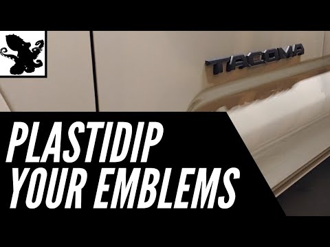 How To Plasti Dip Your Car Emblems