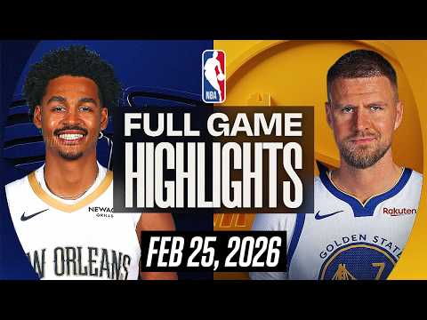 WARRIORS vs PELICANS FULL GAME HIGHLIGHTS FEBRUARY 25, 2026 NBA HIGHLIGHTS TODAY | NBA 2K26 GAMEPLAY