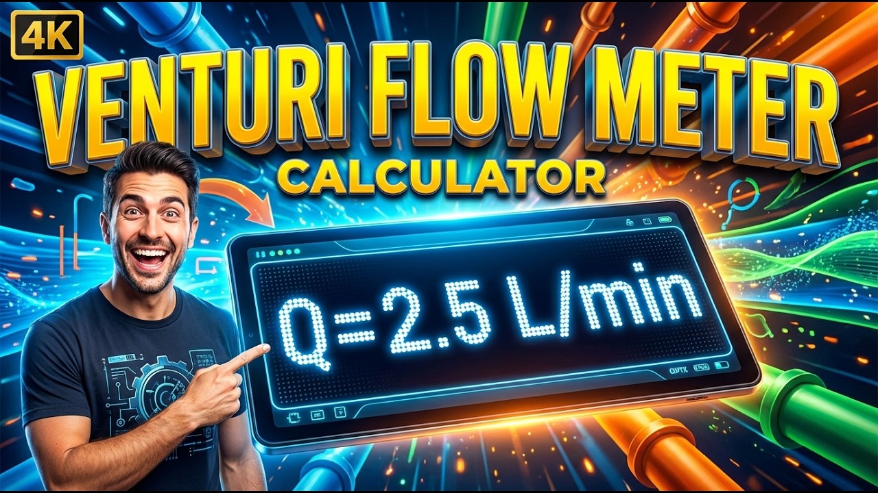 Venturi Flow Meter Calculator