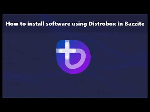 How to install software using Distrobox in Bazzite Linux