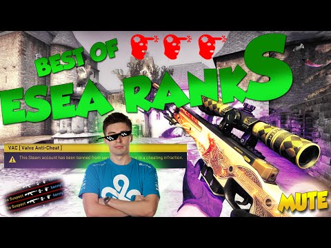 CS:GO - BEST OF ESEA Rank S! Ft. Shroud, roca, Steel, Stewie2k