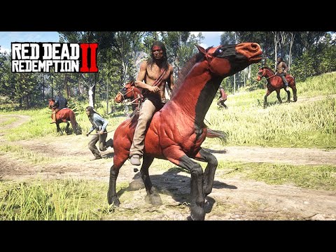 FIRE MUSBRAN - The Native American Warhorse - Red Dead Redemption 2
