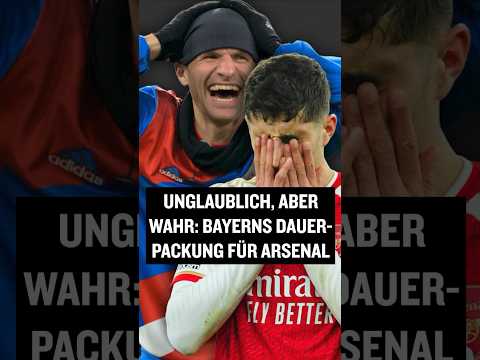 Unglaublich: Bayerns kuriose Arsenal-Serie! #shorts