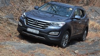 2014 Hyundai Santa Fe Review- Ride, Handling, Features, Performance,Space, Comfort, Mileage And More