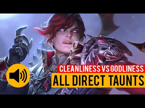 Every Direct Taunt - Cleanliness vs Godliness