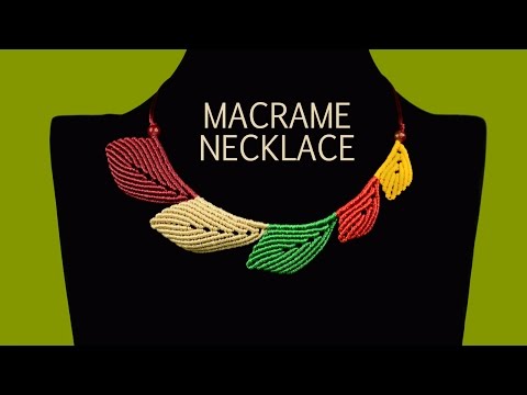 Snaky Macramé Necklace Tutorial