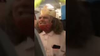 BURGER KING NI**A PHONK 👑✈️ KICK THAT BITCH OFF THE PLANE #burgerking #shorts