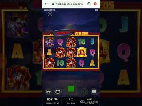 🧟🤡 Zombie Circus,🎃 Halloween free slots game freebingocasino.com #halloween #slots