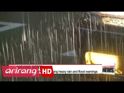 Tropical storm Talim hits Japan