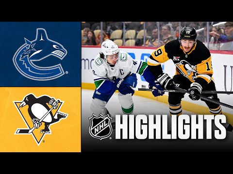 NHL Highlights | Canucks vs. Penguins | October 21, 2025