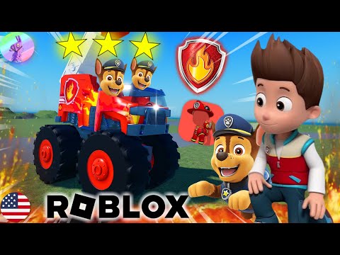 🔥PAW Patrol Roblox: Ultimare Rescue Chase Fire Mission with Rescue Wheels!! -Mr.Peterman HD