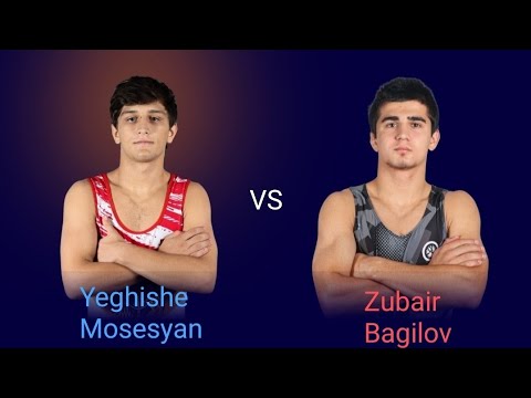 ZUBAIR BAGILOV (UWW) - YEGHISHE MOSESYAN (ARM) U17 WORLD CHAMPIONSHIP, 1/8 FINAL, FS 71KG,