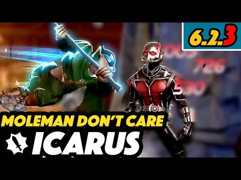Act 6.2.3 MOLEMAN DESTROYS ICARUS Lane 2  and OMEGA RED Limber BOSS