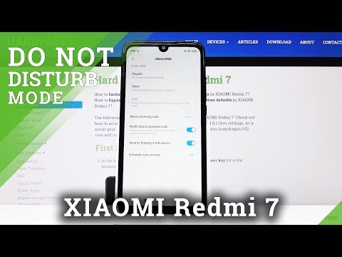 XIAOMI Redmi 7 Do Not Disturb / Customize Silent Mode