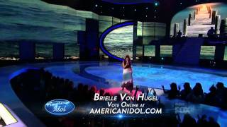 Brielle Von Hugel - Sitting On The Dock Of The Bay - American Idol 11 - Top 12 Girls