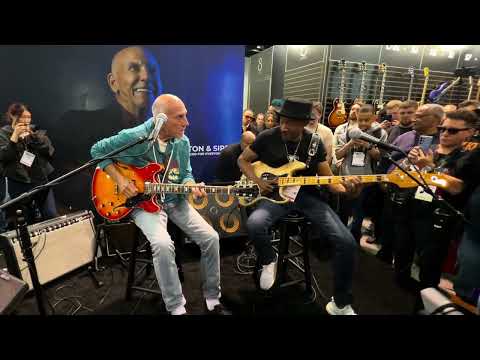 Put it Where You Want it - Larry Carlton & Marcus Miller @ Sire booth NAMM 2026