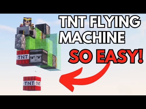 TNT Flying Machine EASY & QUICK 1.21+ | Minecraft Tutorial | Java