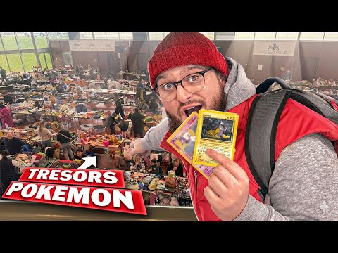 2 BROCANTES en SALLE remplies de CARTES POKÉMON ! (Vintage)