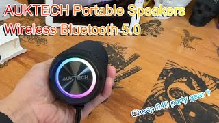 AUKTECH Portable Speakers Wireless Bluetooth review by Benson Chik AK01