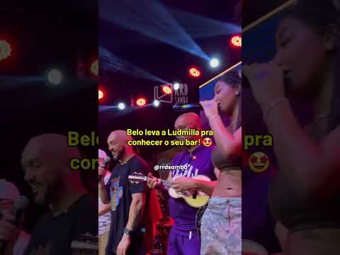 Belo leva a Ludmilla pra conhecer o seu bar! 🤩 #shorts