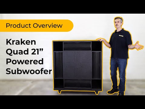 BASSBOSS Kraken-MK3 | 10,000W Quad 21" Powered Sub. New with Full Warranty! image 7