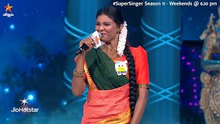 Download lagu Glimpse of Naan Alana Thamarai Song by #Thavaseeli ❤️🥰 | Super Singer Season 11 | Episode Promo mp3