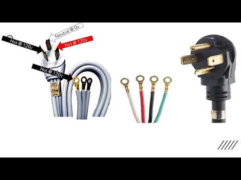 3 and 4 Wire Range/Dryer Cords Explained
