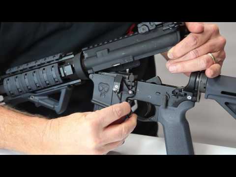 Cross Armory SAFE MAG | CA Legal AR15 mag lock | SAFE MAG Installation