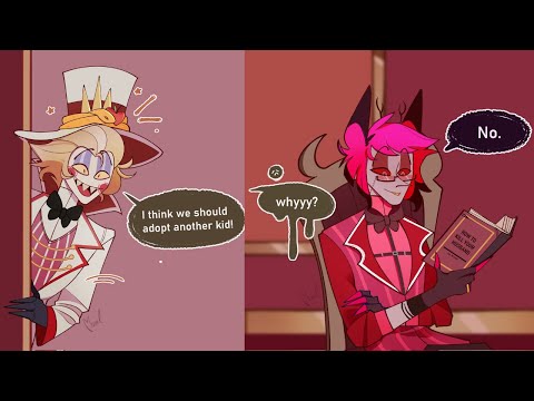 Lucifer wants another kid! - Hazbin Hotel comic dub
