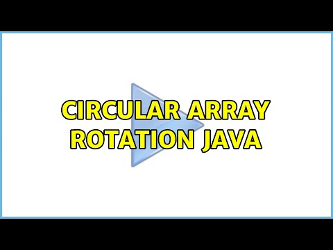 Circular Array Rotation Java 4 Solutions