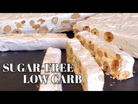 DIABETIC SWEET RECIPES: SUGAR-FREE/LOW-CARB TORRONE NOUGAT RECIPE