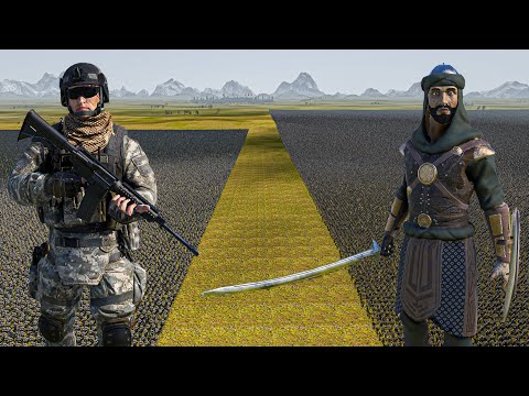 100.000 MODERN SOLDIERS vs 1.5 MILLION PERSIANS - Ultimate Epic Battle Simulator 2 UEBS 2