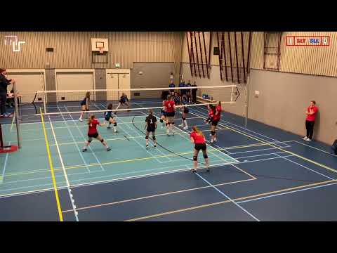 Volleybal Dames Promotieklasse D: Ten Brinke Set Up (IJsselmuiden) D1 - Sleen D1 [18-03-2023]