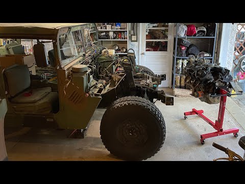 M998 / 6.5L Full Engine Removal