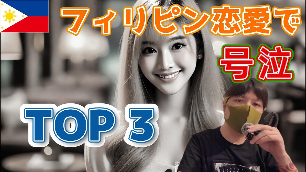 フィリピンパブ嬢との恋愛で号泣した事TOP3 YouTubeサムネイル