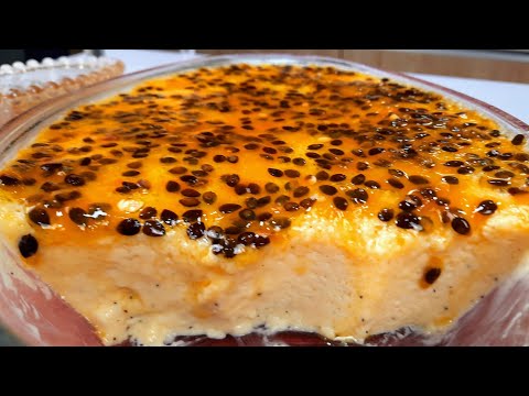 MOUSSE DE MARACUJÁ PERFEITA PARA SEU FIM DE ANO!