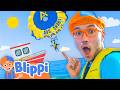 Blippi Flies From A Boat To The Sky