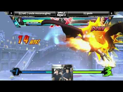 T.T.F. UMvC3 Ranbat 1.3- Grand Finals ioG | uncle matt vs. Gauln