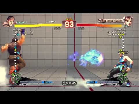 Sekiganryu (Ryu) vs oitajin (Chun Li), Tapestyle (Chun Li) AE2012 Endless Matches *720p HD*