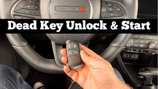 How to Unlock & Start A 2014 - 2024 Dodge Durango With A Dead Bad Broken Remote Key Fob Battery